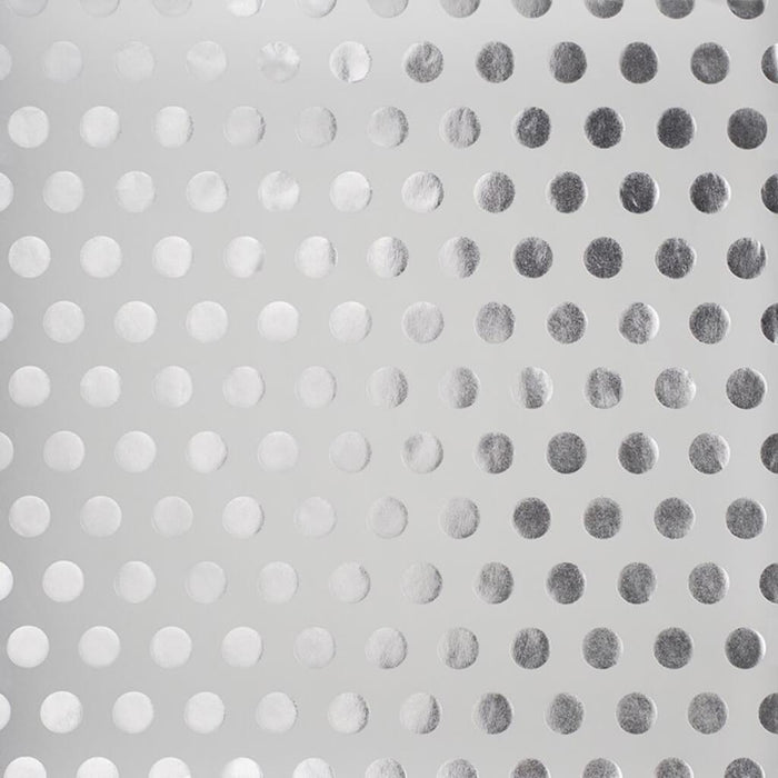 SILVER FOIL VELLUM SILVER FOIL DOTS 12IN X 12IN 