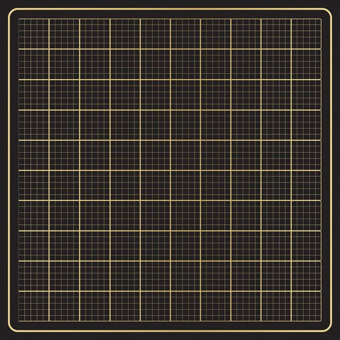 CARDSTOCK GOLD FOIL DOTS ON BLACK 12IN X 12IN 