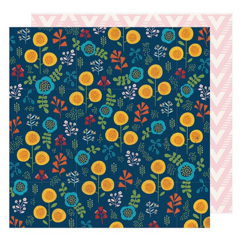 CARDSTOCK DOUBLE SIDED BOTANICAL 12IN X 12IN 