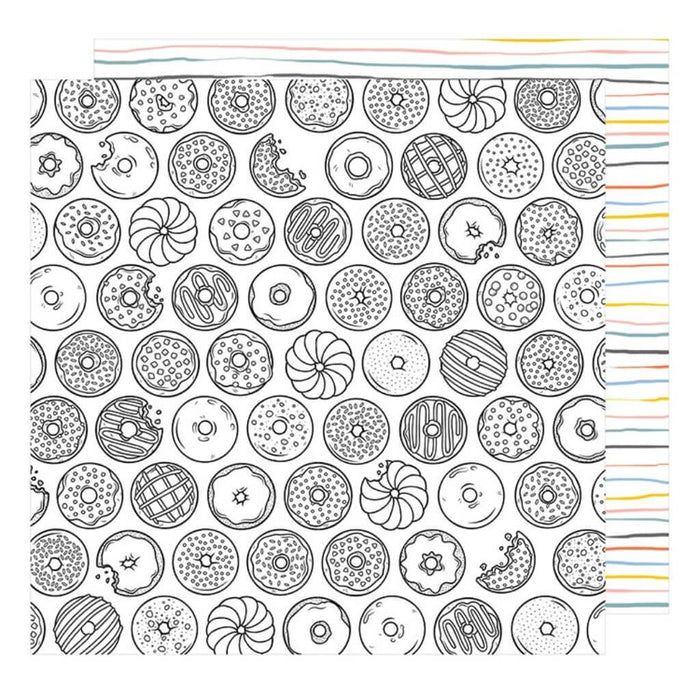 CARDSTOCK DOUBLE SIDED MIDNIGHT SNACK 