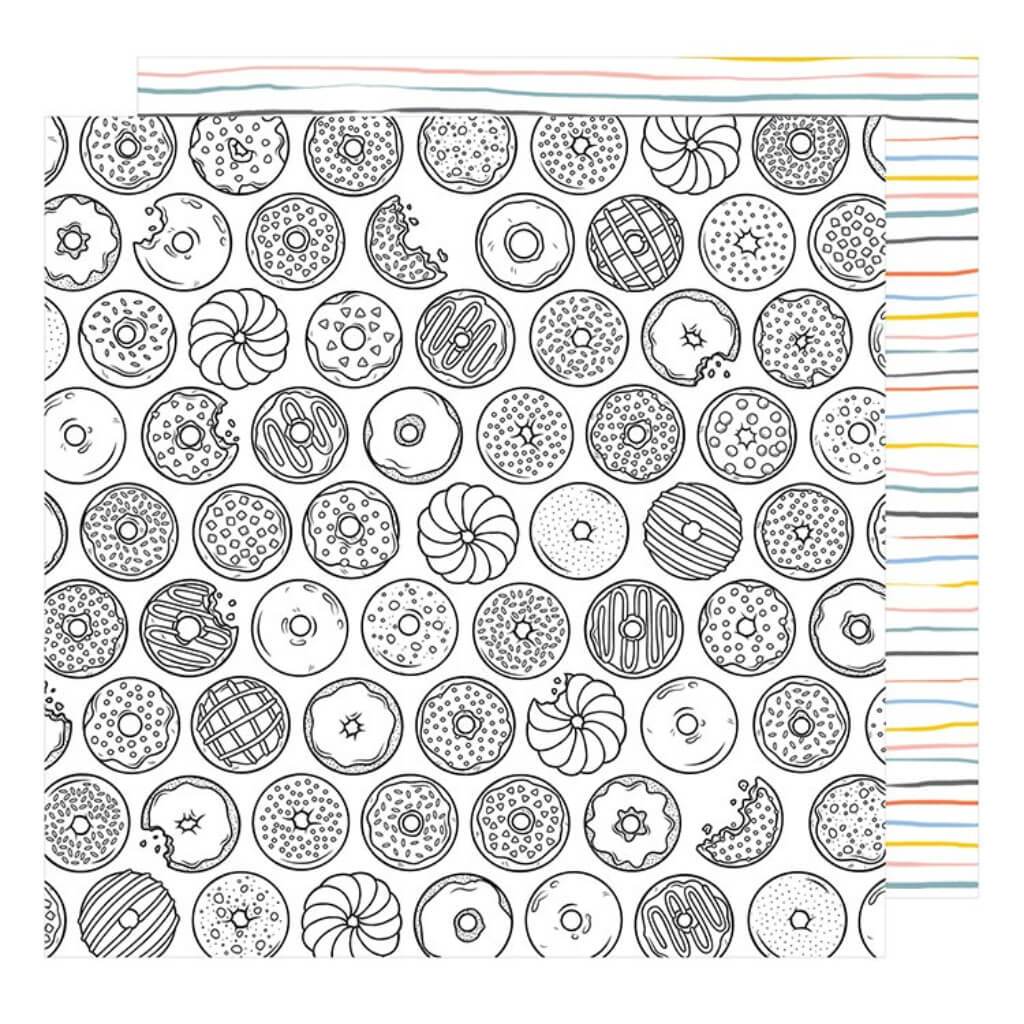 CARDSTOCK DOUBLE SIDED MIDNIGHT SNACK 
