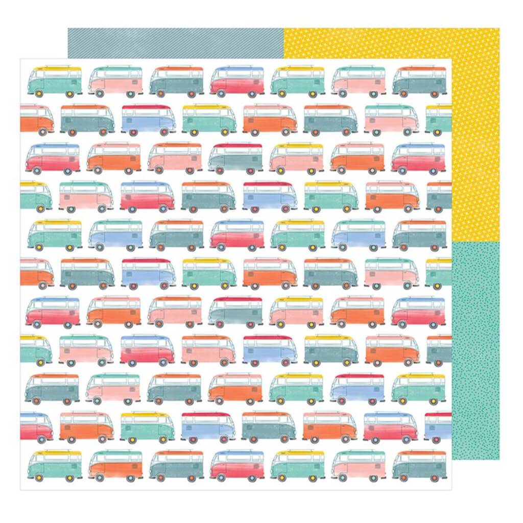 CARDSTOCK DOUBLE SIDED ENJOY THE RIDE 