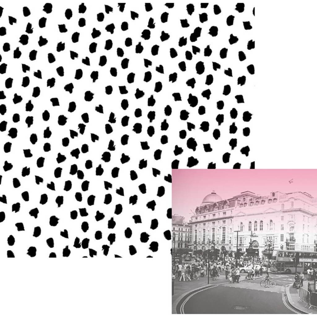 CARDSTOCK DOUBLE SIDED HELLO LOVE 12IN X 12IN 