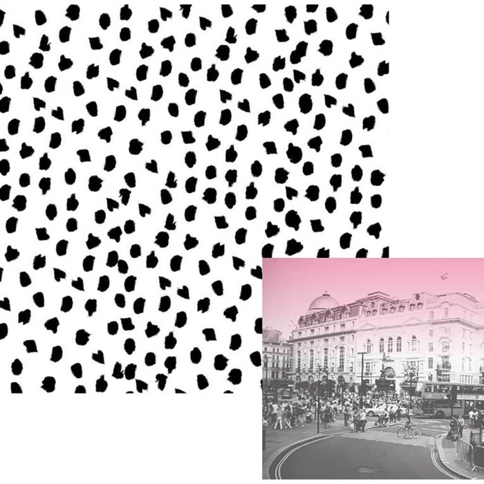 CARDSTOCK DOUBLE SIDED HELLO LOVE 12IN X 12IN 