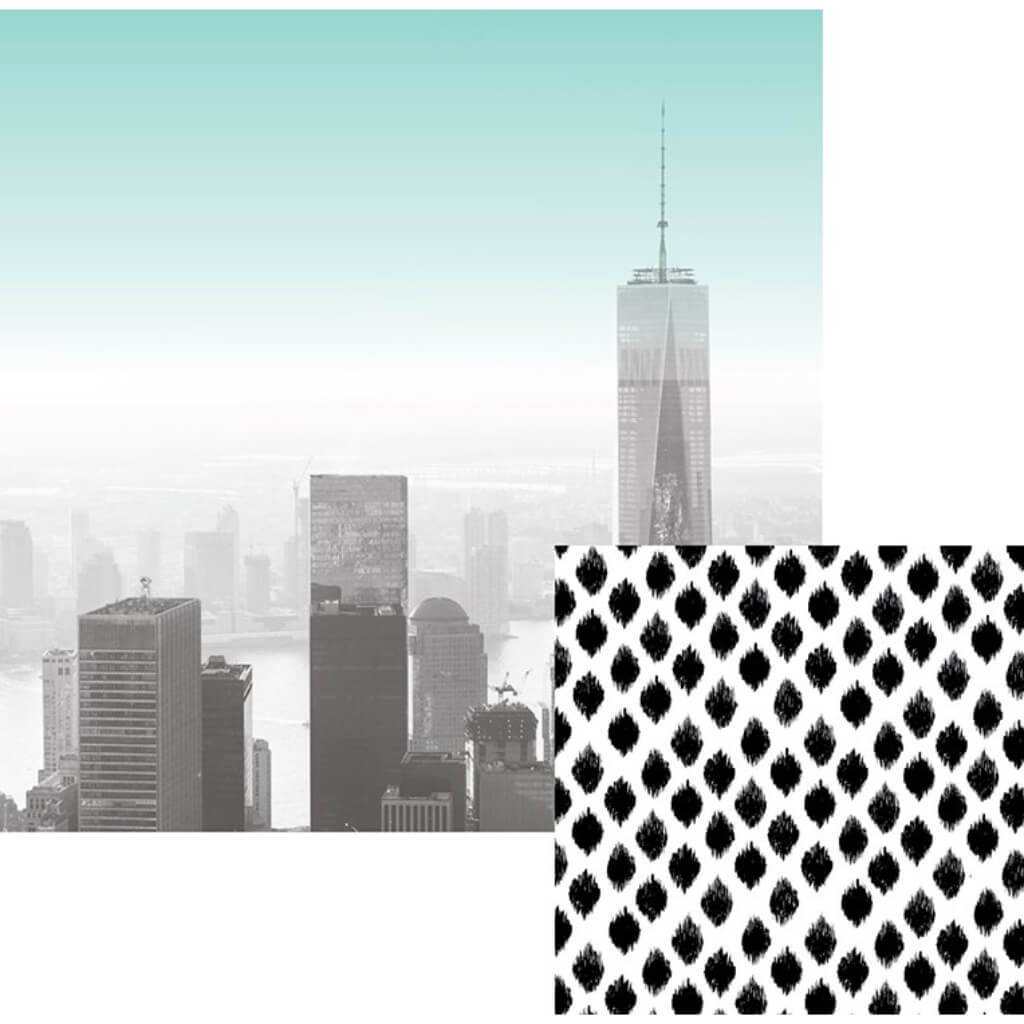 CARDSTOCK DOUBLE SIDED CITY GIRL 12IN X 12IN 