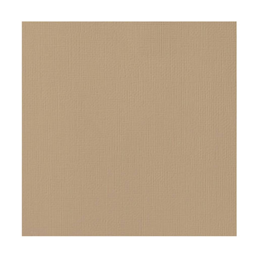 Cardstock Textured Brown 12in x 12in Sugar