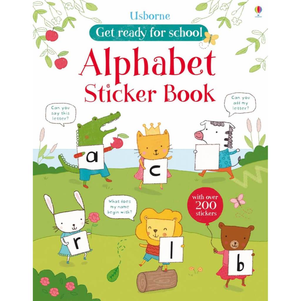 Get Ready For School Alphabet Sticker Book