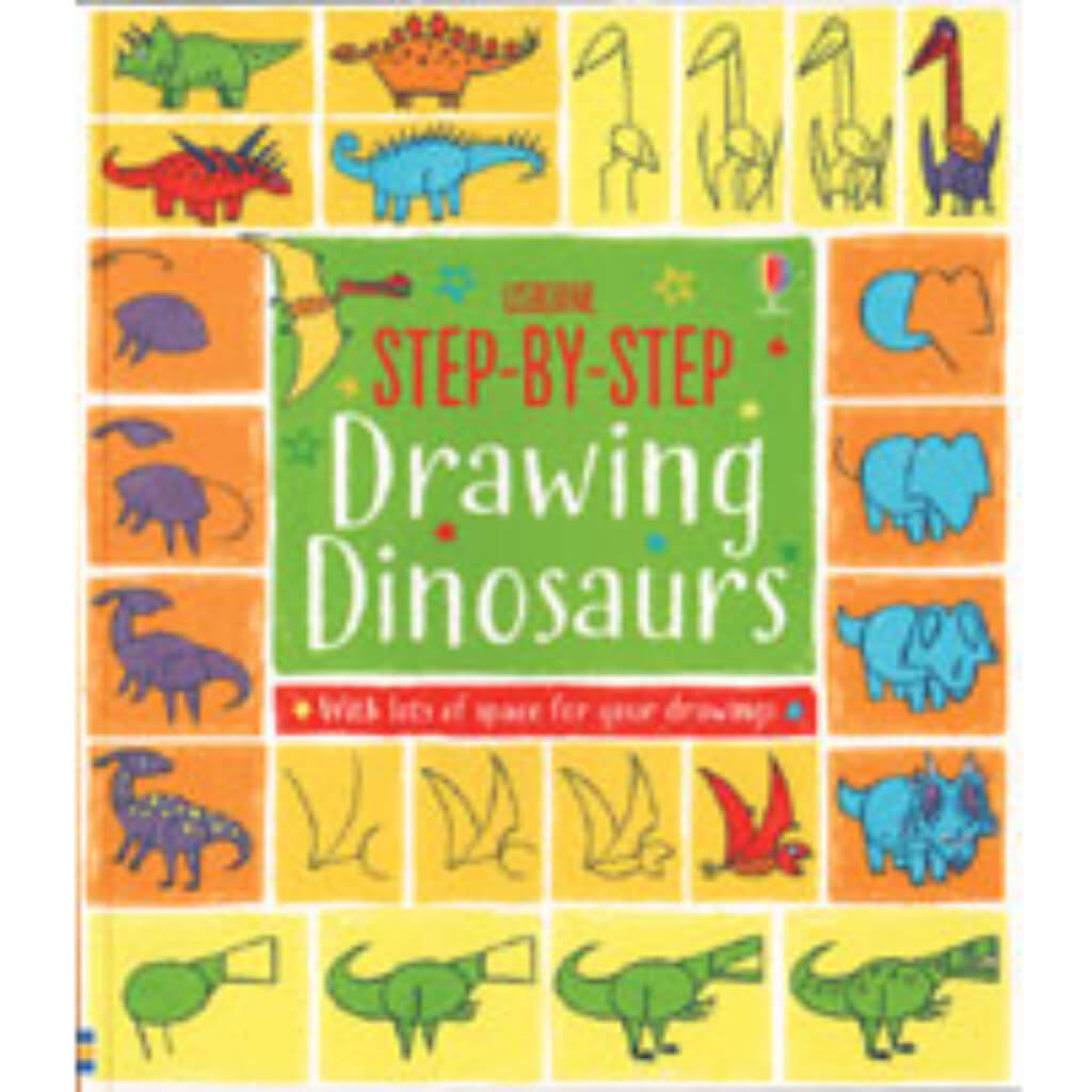 Usborne Books Step-by-Step Drawing Dinosaurs