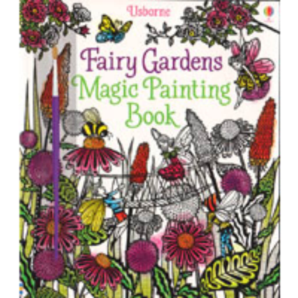 Fairy Gardens Magic Paint Bk