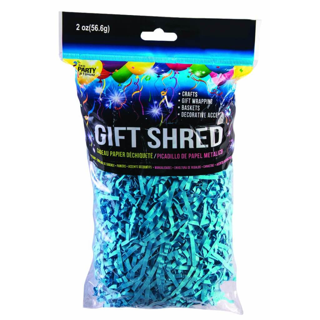 PAPER SHRED TURQUOISE 2OZ 