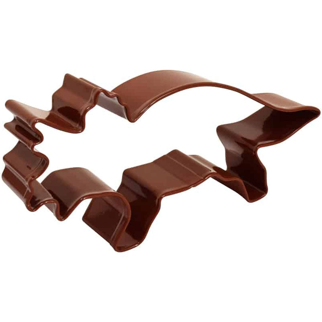 Triceratops Cookie Cutter Brown, 6in