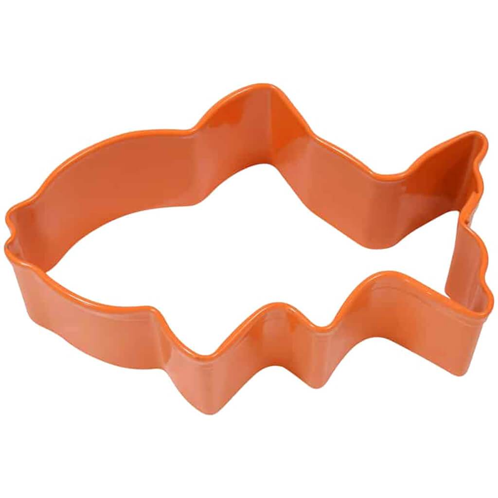 Orange Fish Cookie Cutter, 3in