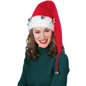 Santa Hat with Bells Extra Large