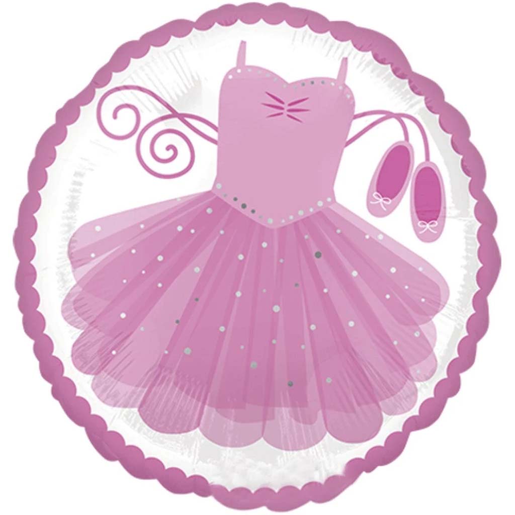 Ballerina Tutu Foil Balloons 18in 