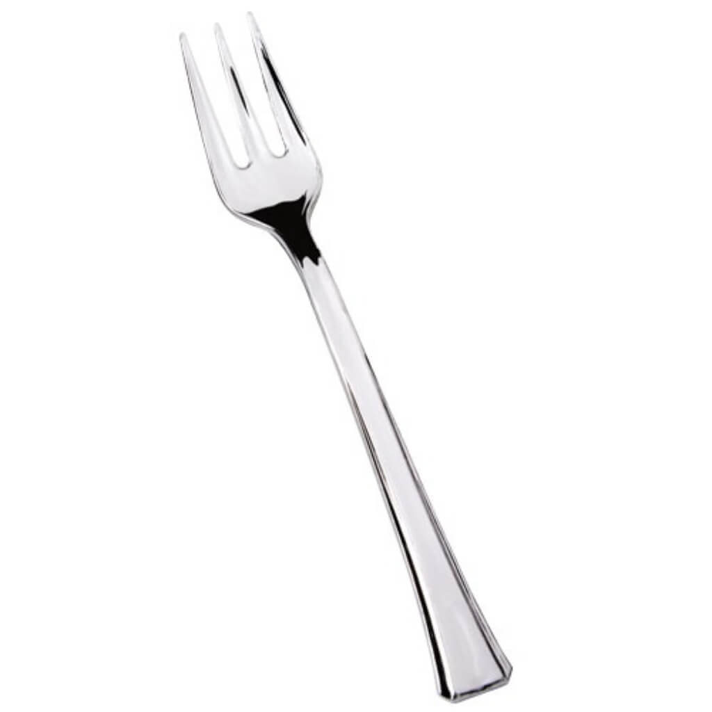 Lillian Polished Silver Mini Fork, 48ct