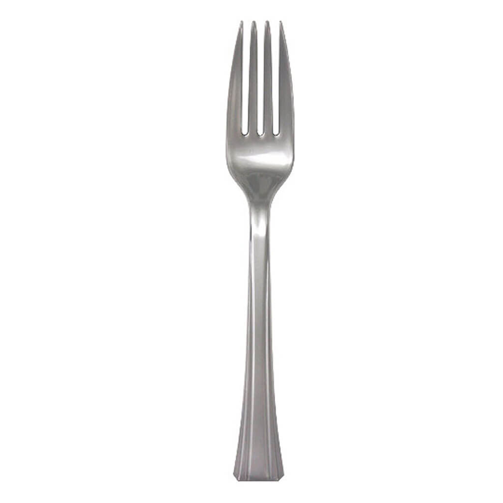 Plastic Silver Forks, 48ct