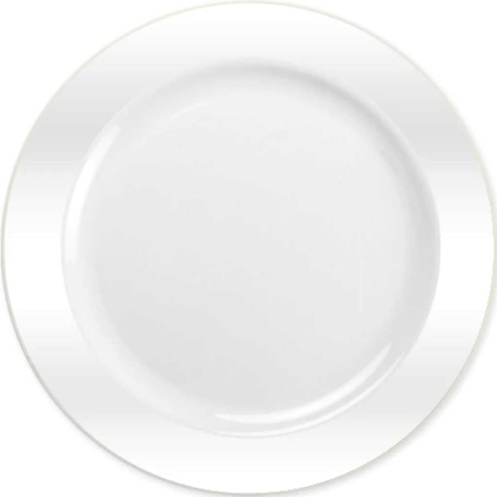 Lillian Magnificence Pearl Plate 10.25in, 30ct