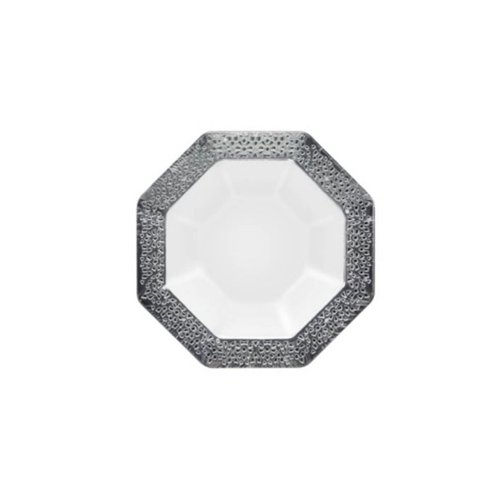 Lacetagon Pearl Bowl Silver Rim 10 Count 5oz 