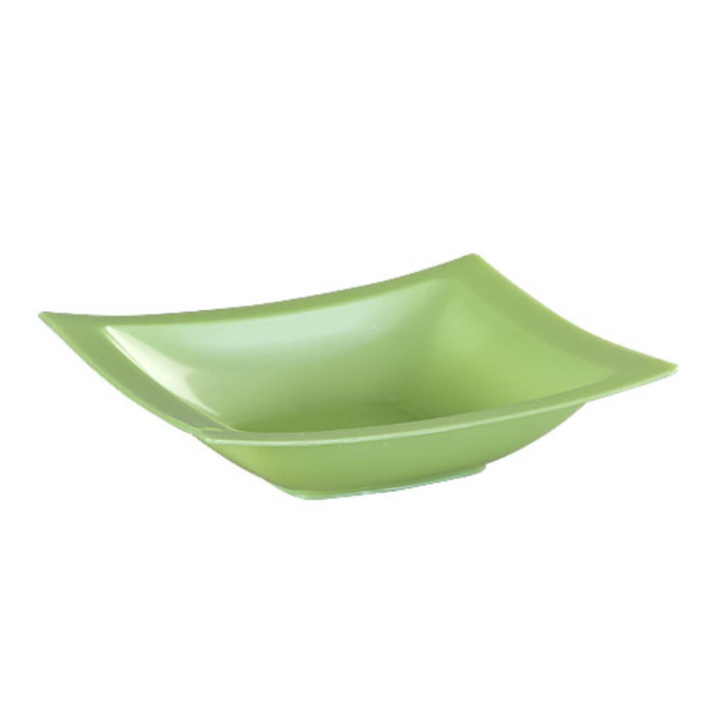 Rectangular Plastic Dessert Bowls Pistachio 5oz 