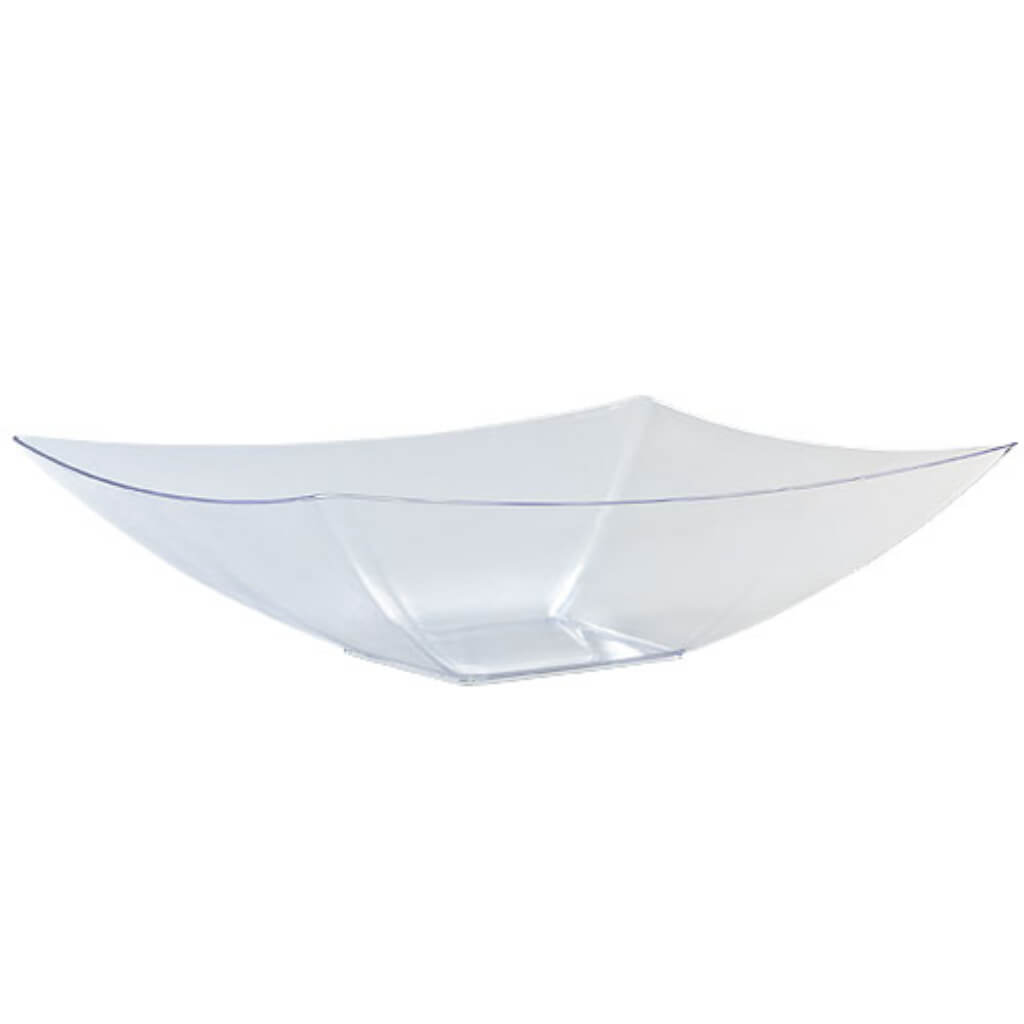 Rectangular Plastic Serving Bowl Clear 128oz 