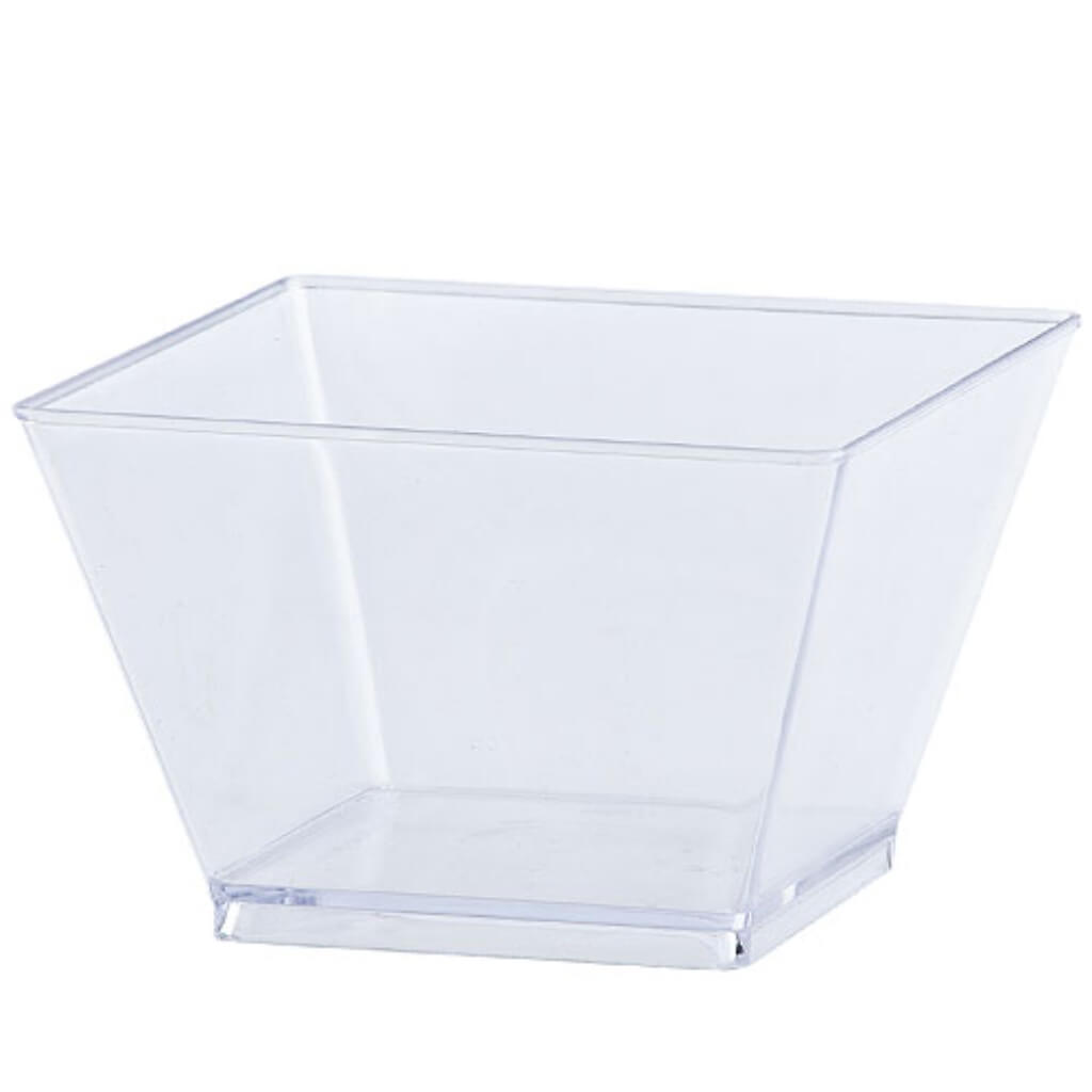 Plastic Condiment Bowls Clear 8oz 