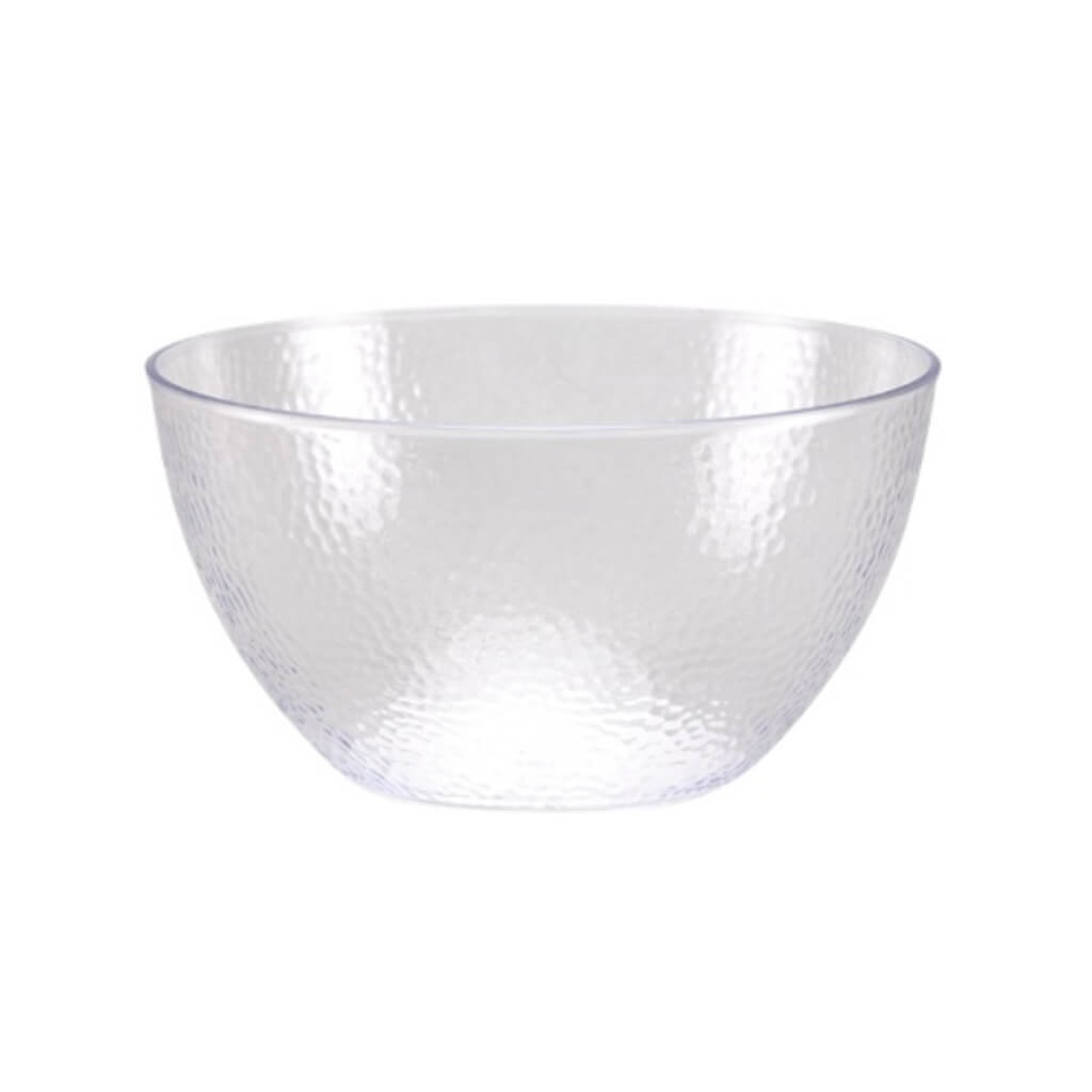 Lillian Clear Pebbled Serving Bowl, 60oz