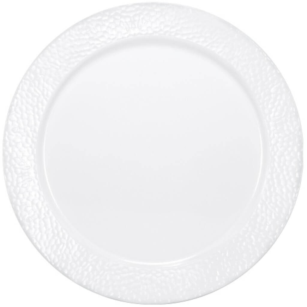 Lillian Round Pearl Clear Tray 13.5in, 2Pk