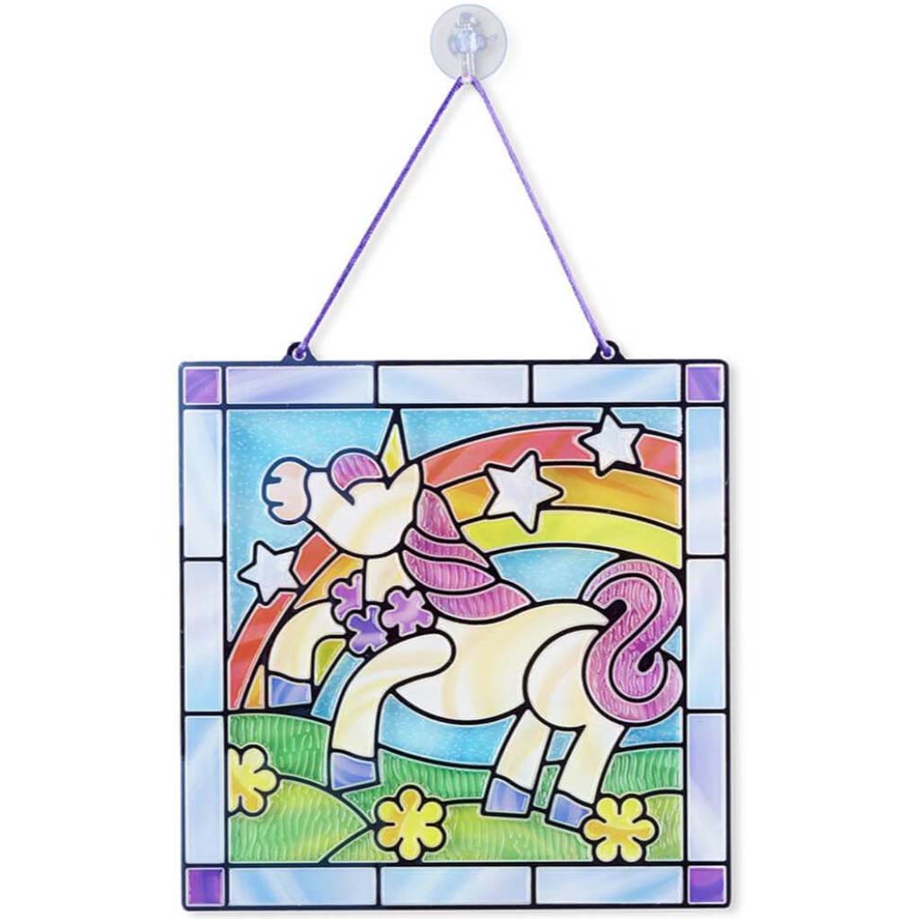 STAINED GLASS UNICORN 