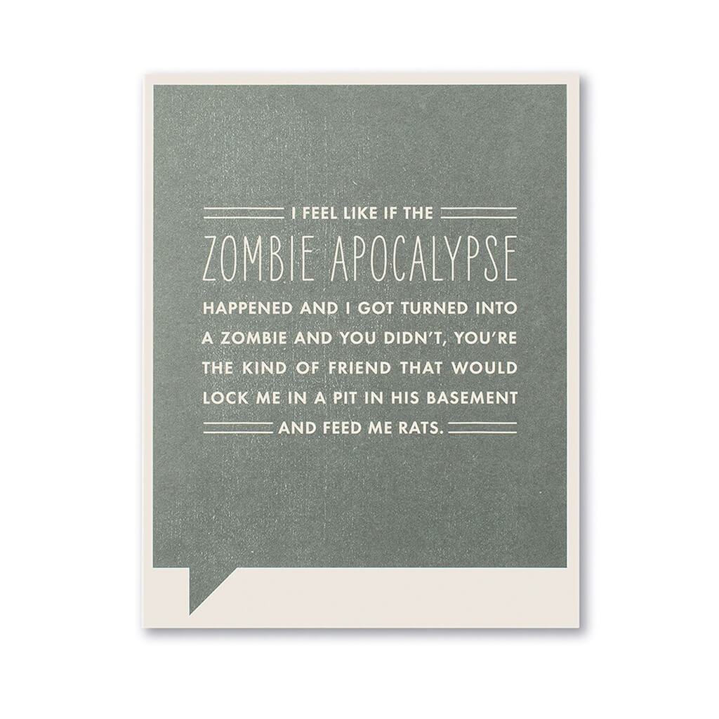 I Feel Like If The Zombie, Farnk &amp; Funny Card