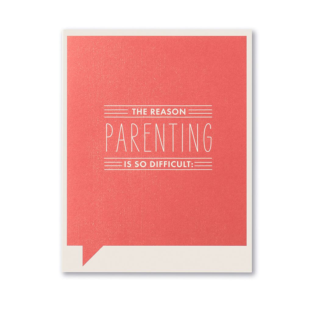 The Reason Parenting, Farnk &amp; Funny Card