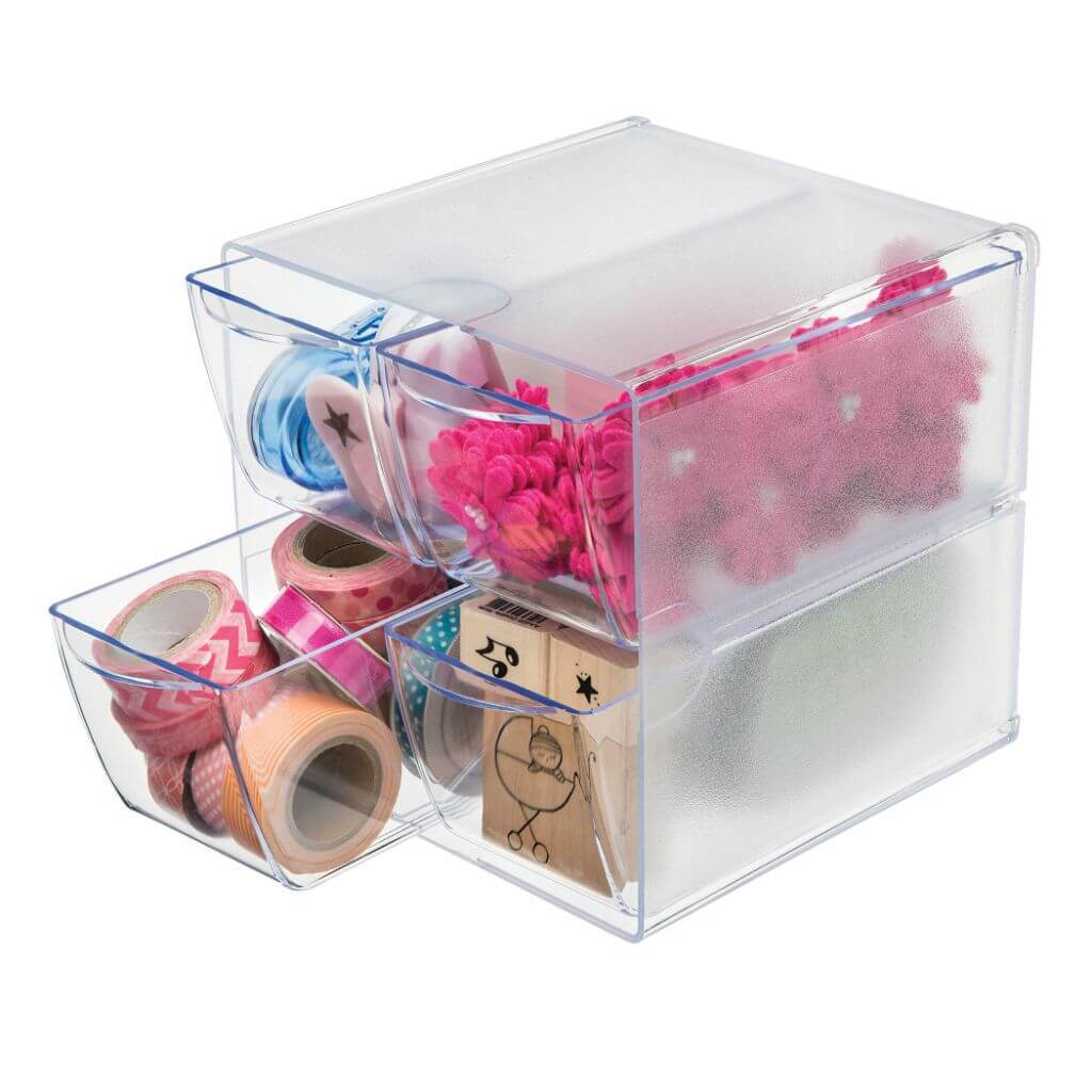 4 DRAWER CUBE ORGANIZER