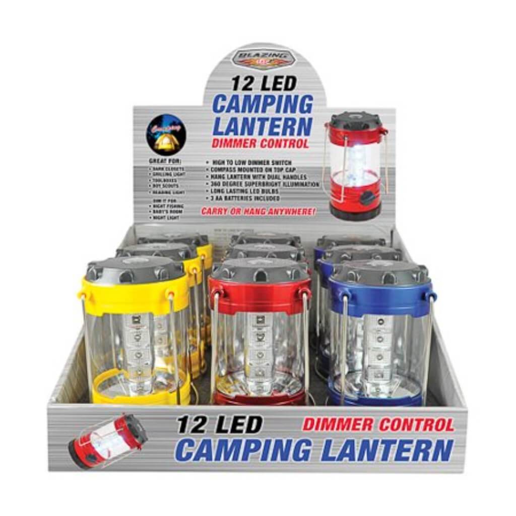 LED CAMPING LANTERN 12 