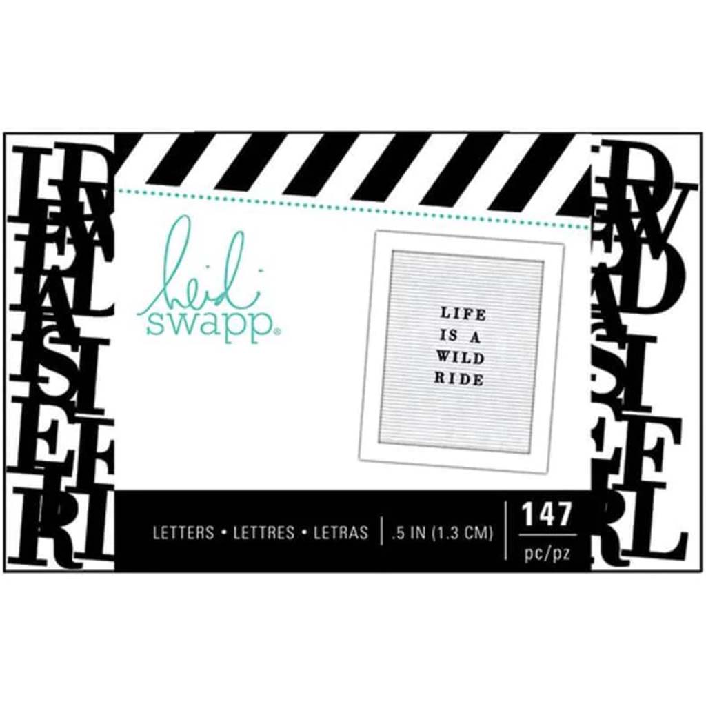 LETTERBOARD SERIF BLACK .5IN 