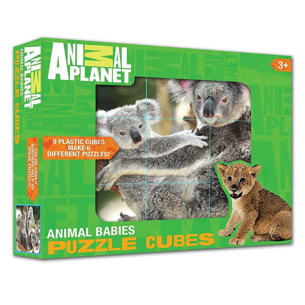 Animal Planet Puzzel Cubes Animal Babies 