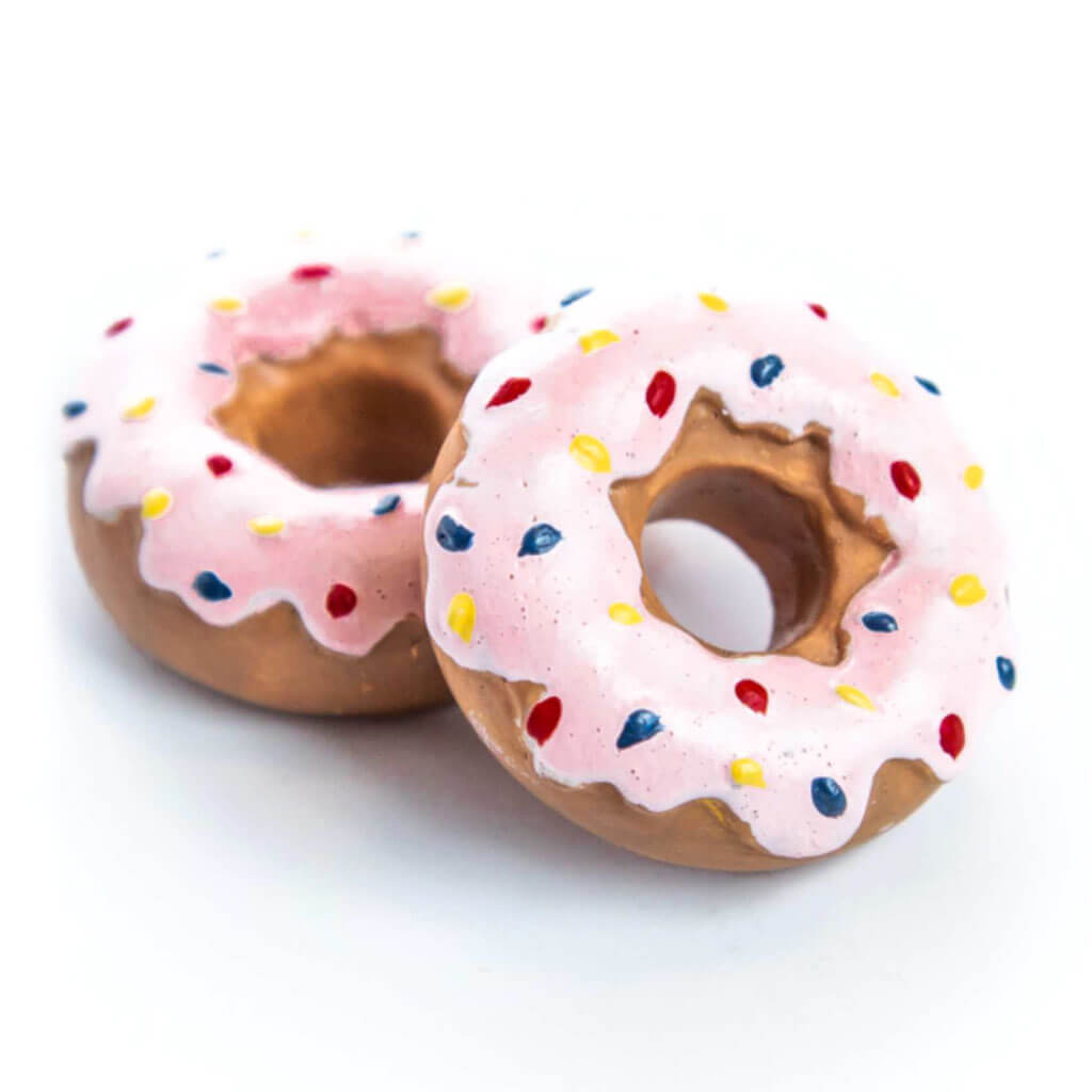 The Queen's Treasures 18in Strawberry-Frosted Doughnuts and Bakery Box