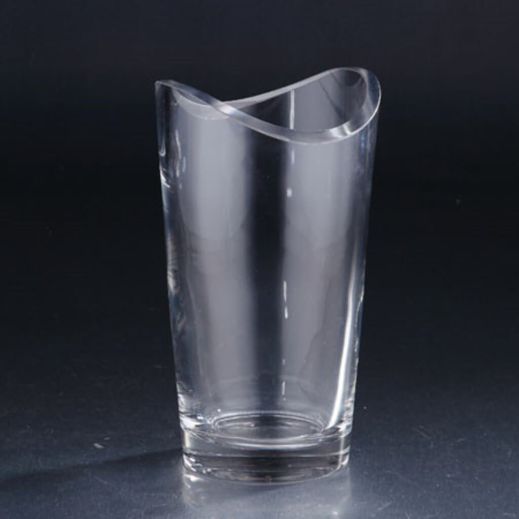 Vase L:5.5"W:4.5"H:8.5" Clear 