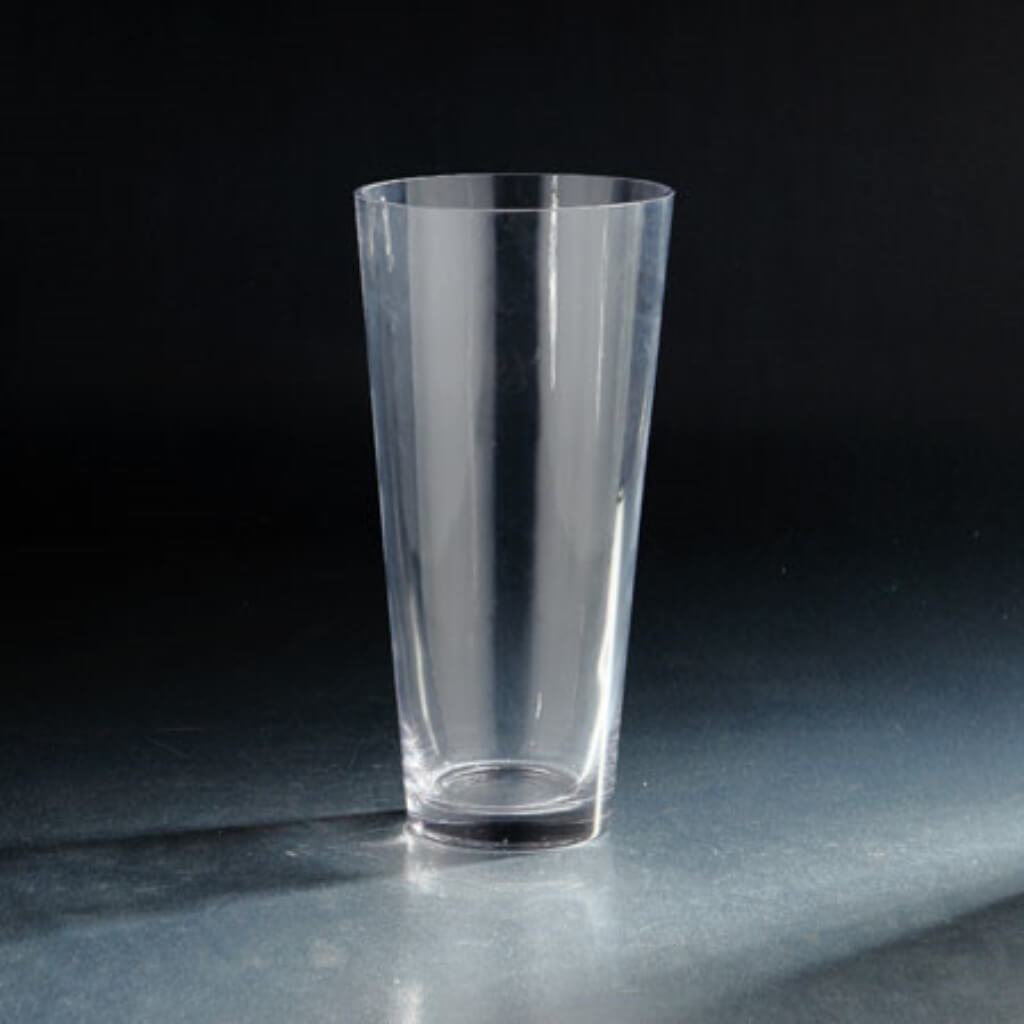 Clear Vase H:10" D:5" 
