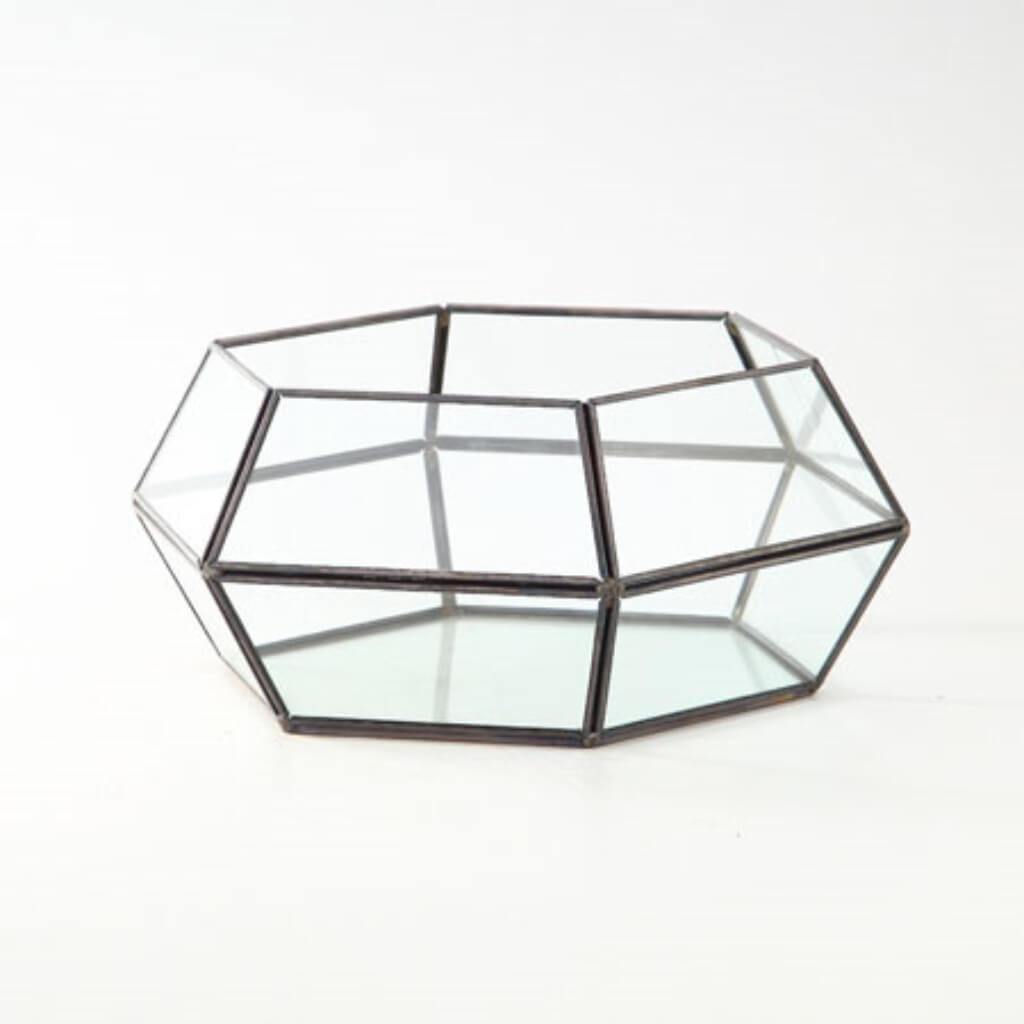 Glass Accessory L:10.5" W:9" H:4.5" Black 