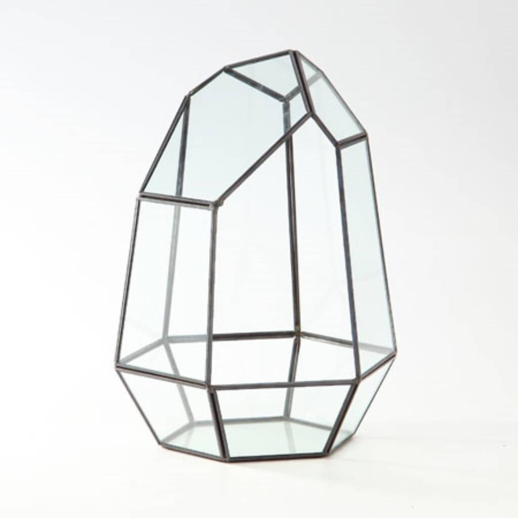 Glass Accessory L:8" W:7" H:11.5" Black 