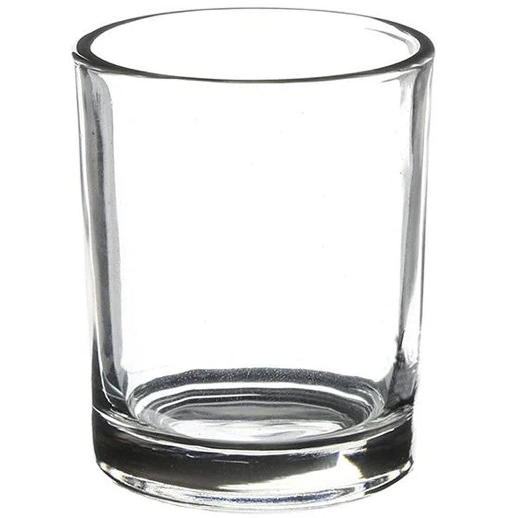 Clear Cylinder Glass Vase 2" x 2.25" 