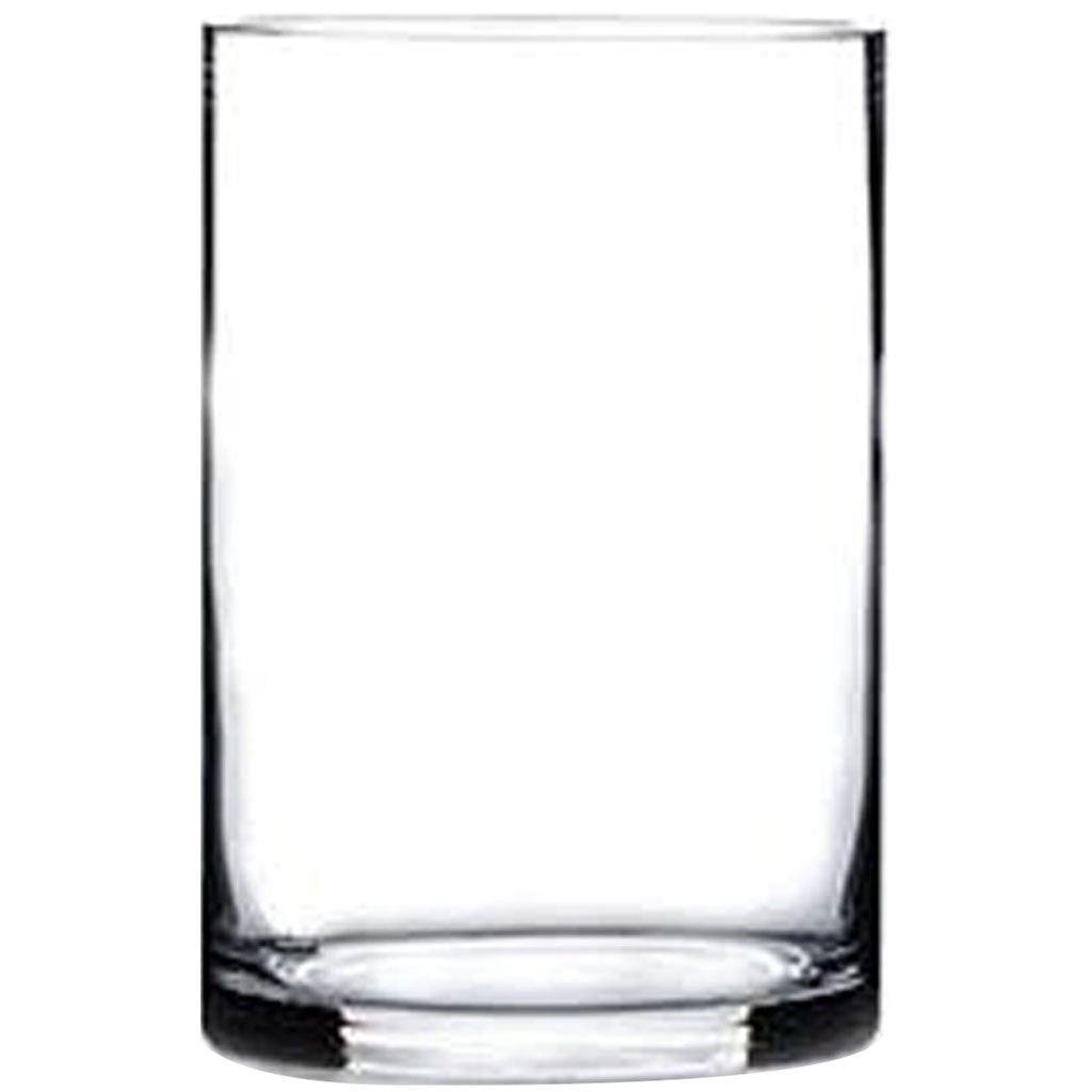 Clear Cylinder Glass Vase 3" x 3" 