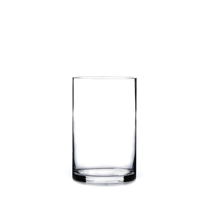 Clear Cylinder Glass Vase 5" x 8" 