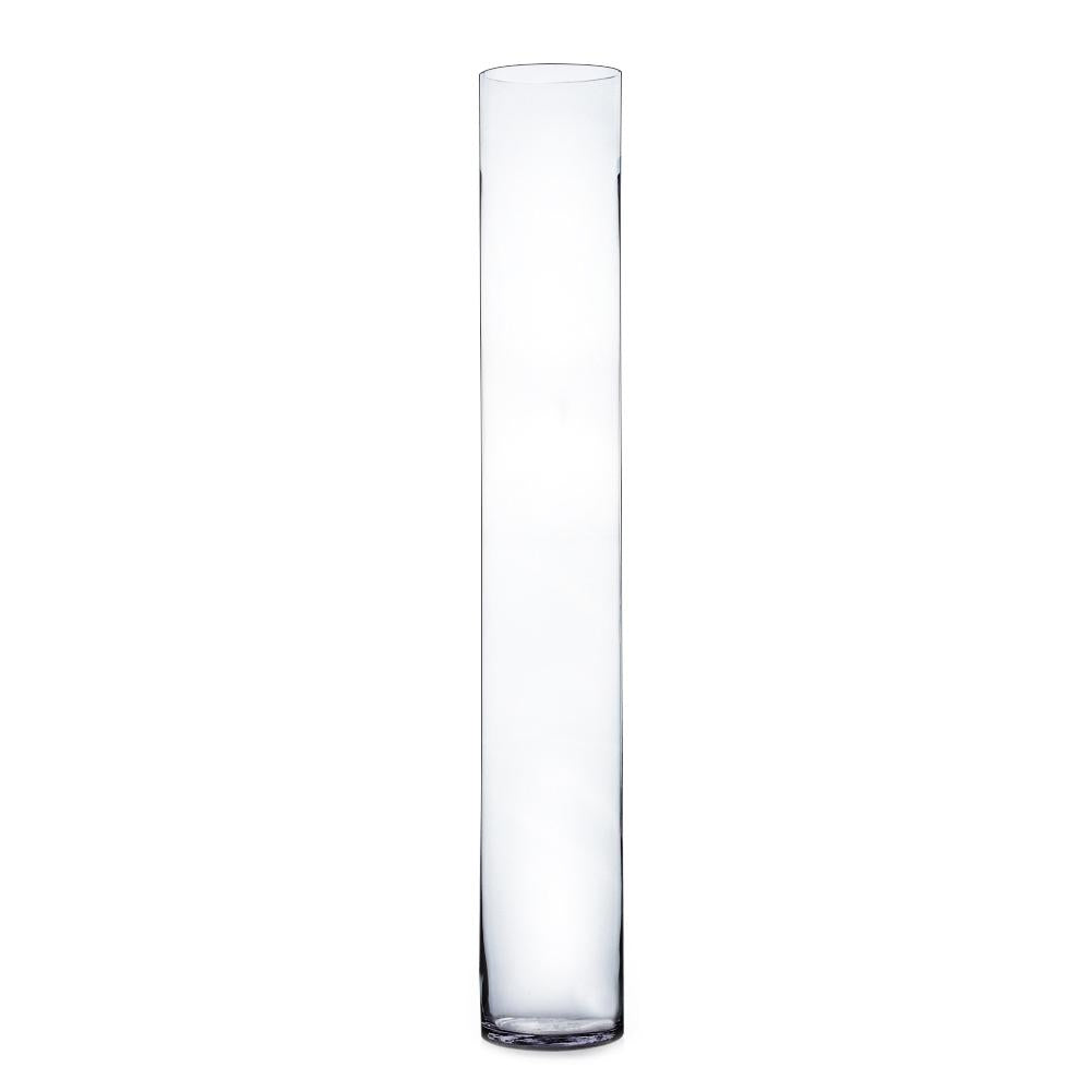 Clear Cylinder Glass Vase 5" x 35" 
