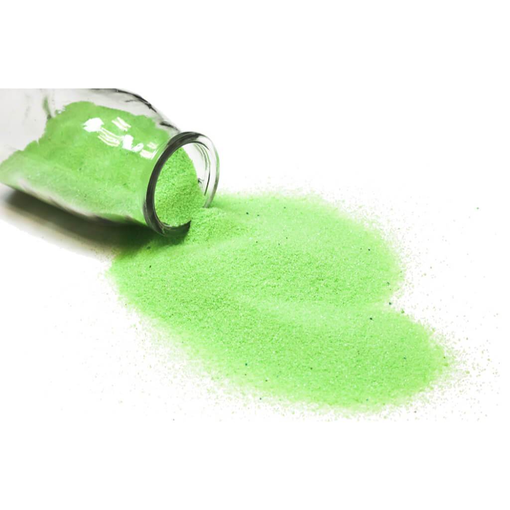 Color Fine Sand Light Green/Apple Green Color 1lb 