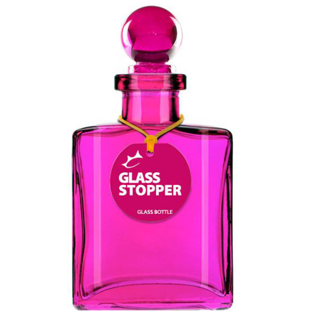 Fuchsia Rio Bottle with a Glass Top, 5oz