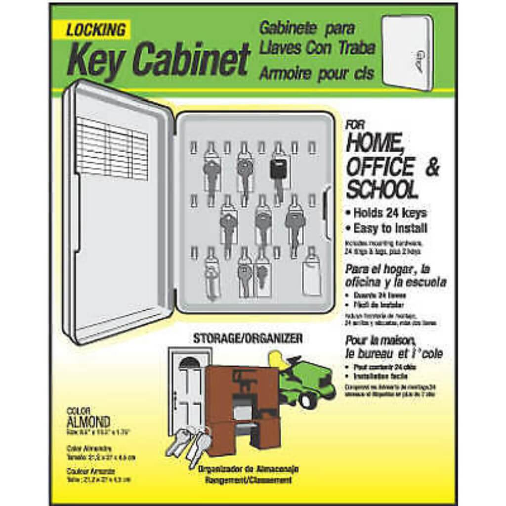 LOCKABLE PLASTIC KEY CABINET 