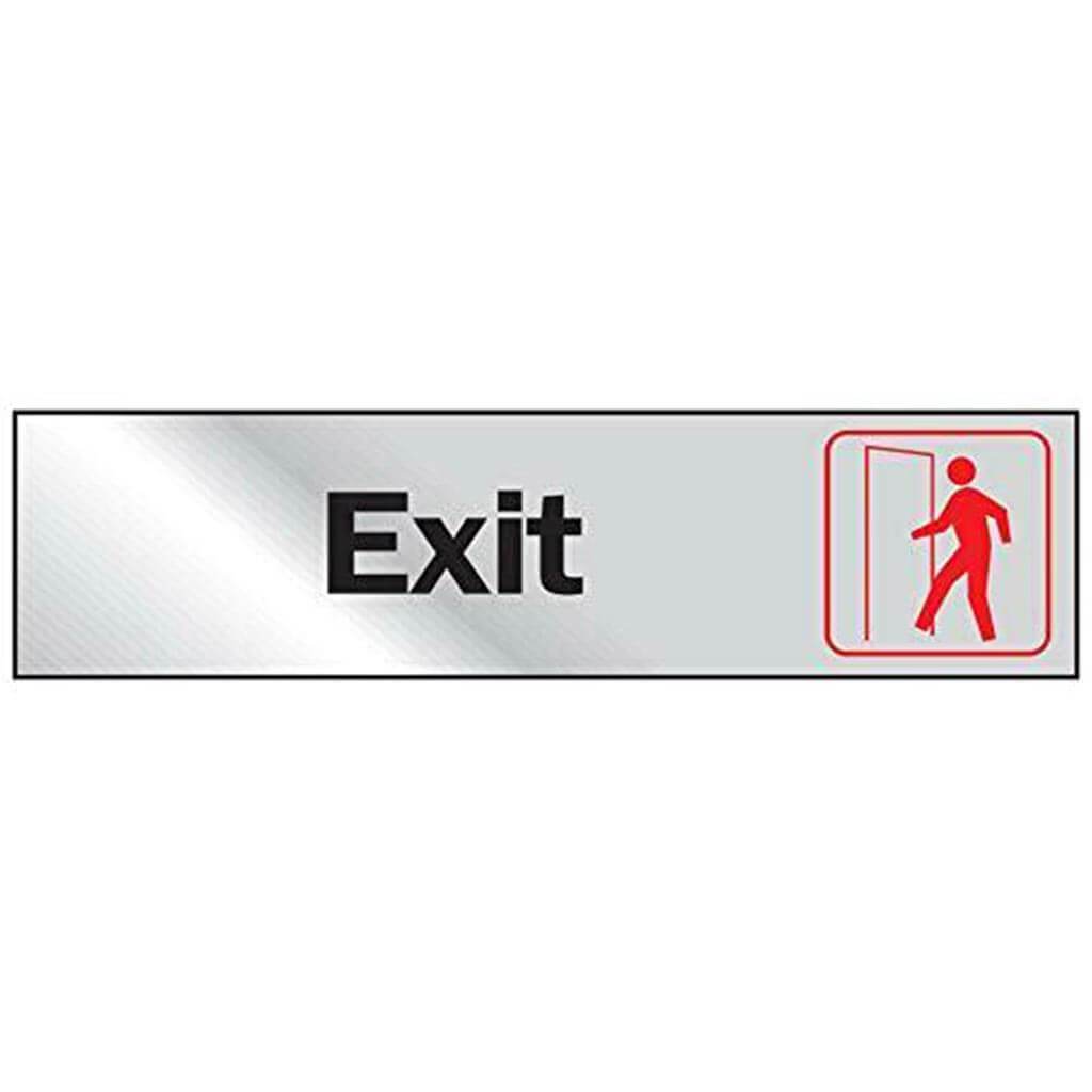 Exit Sign 2in x 8in