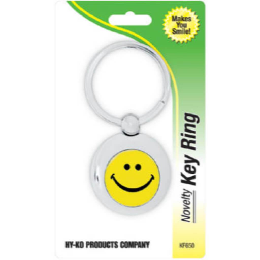 SMILEY FACE KEYCHAIN 