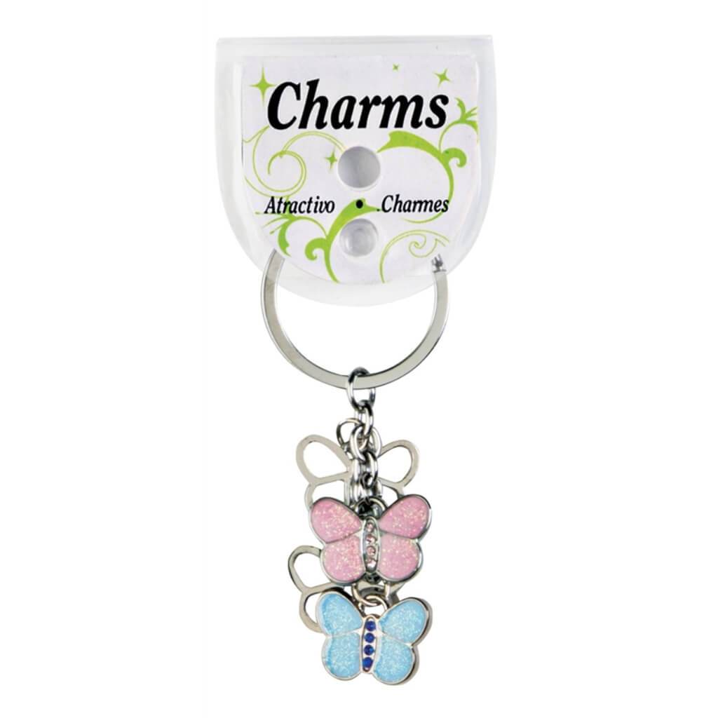 CHARMS BUTTERFLY KEY RING 