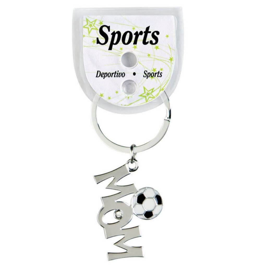 Sports Mom Soccer Key Ring